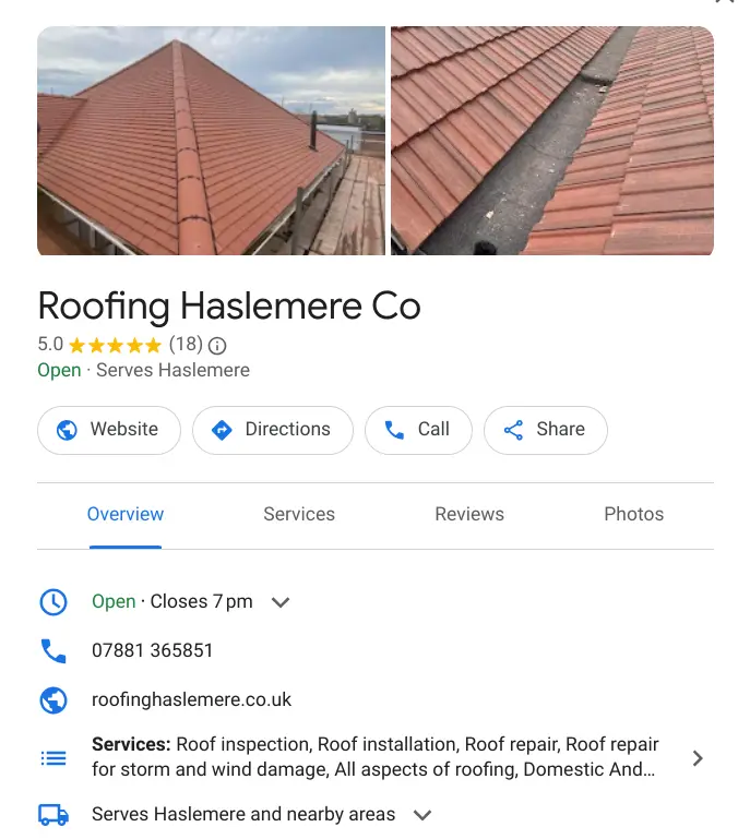 Roofing Haslemere Co. Reviews